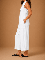 Julia | Sleeveless Linen Pinafore