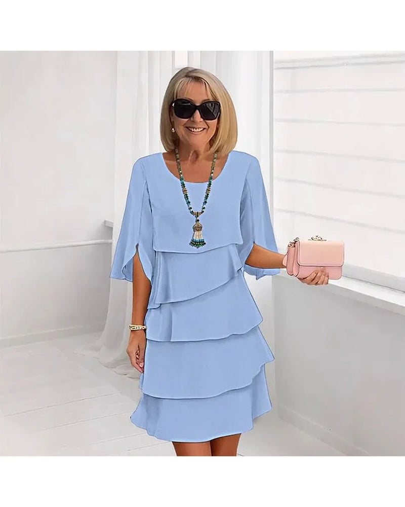 Brisa - Elegant Tiered Ruffle Dress