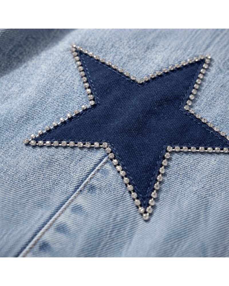 Vega | Straight-Leg Jeans with Stars