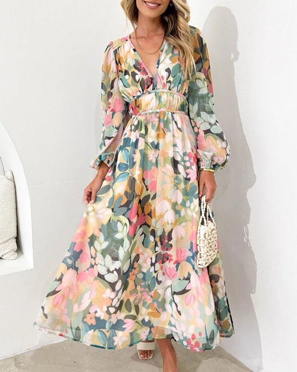 Elena | Feminine Floral Dress