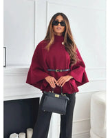 Lea | Elegant Belted Jacket with Butterfly Sleeves