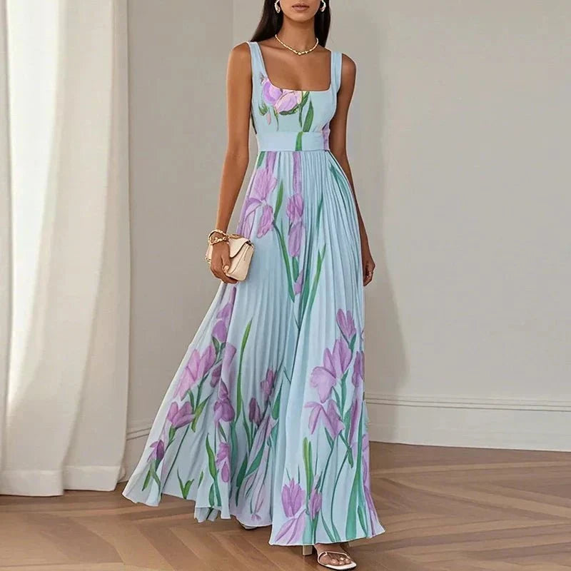 Oriah | Floral A-Line Maxi Dress