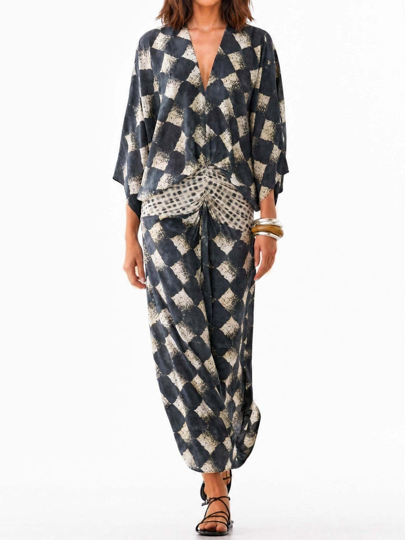 Maelia | Vestito a Mosaico Mediterraneo