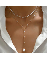 Layered Pearl Necklace