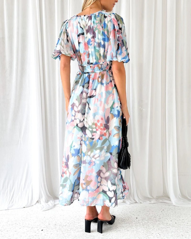 Elena | Feminine Floral Dress
