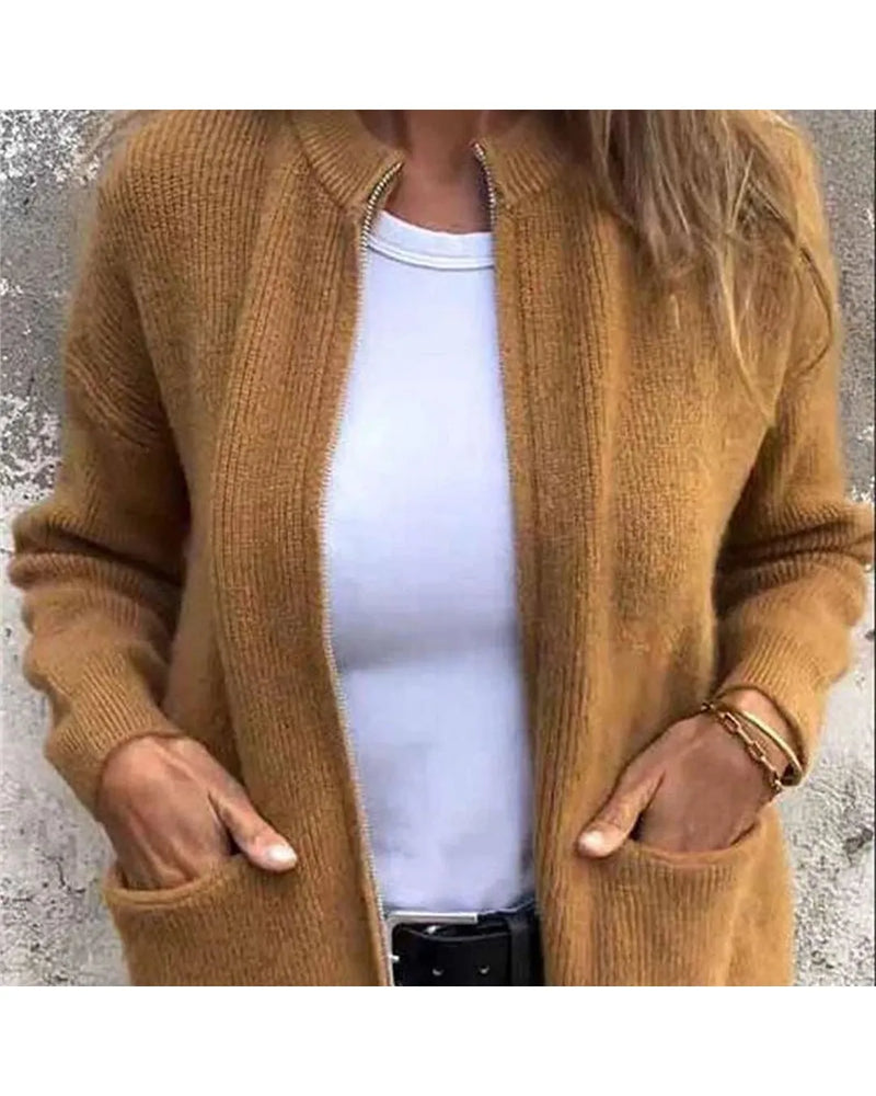 Vera | Zip-Up Knit Jacket