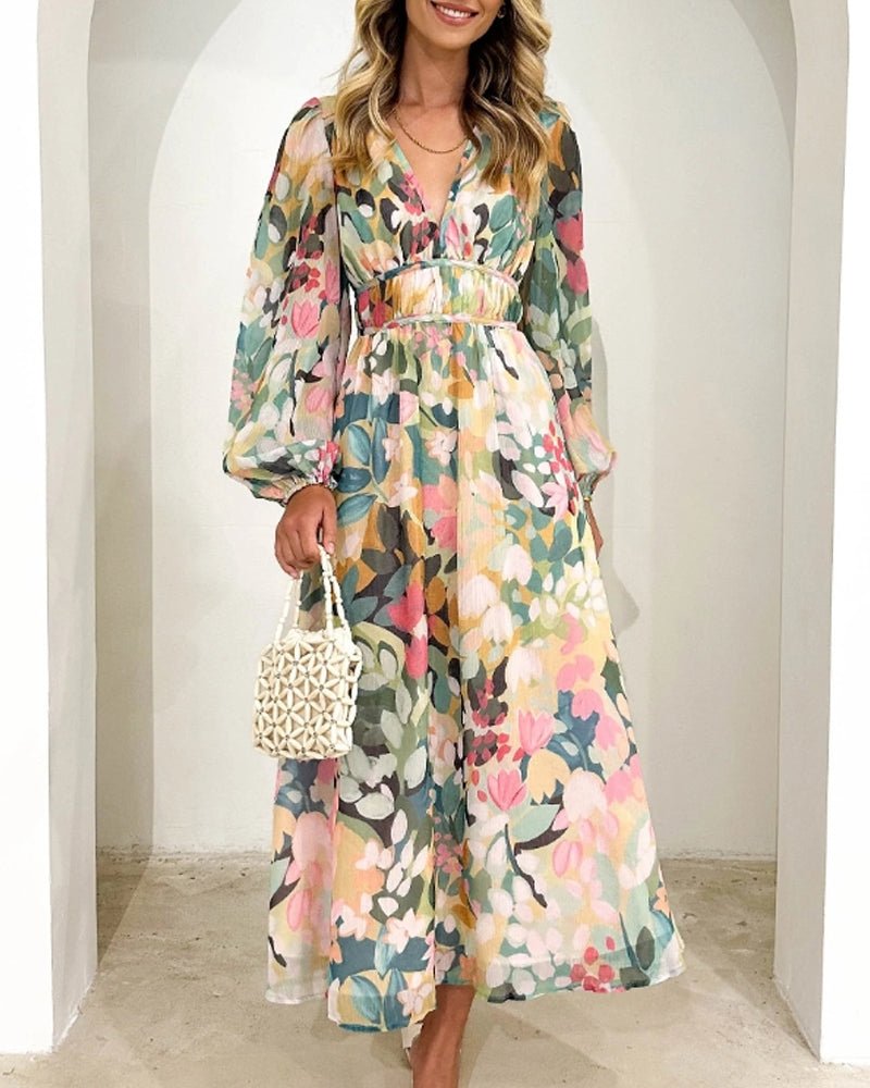Elena | Feminine Floral Dress