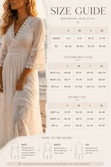 Vestito Boho in Pizzo Puro