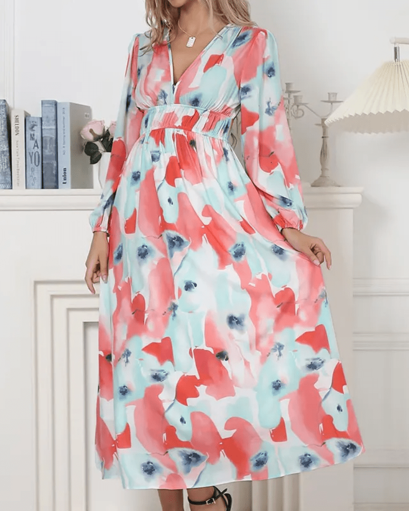 Elena | Feminine Floral Dress