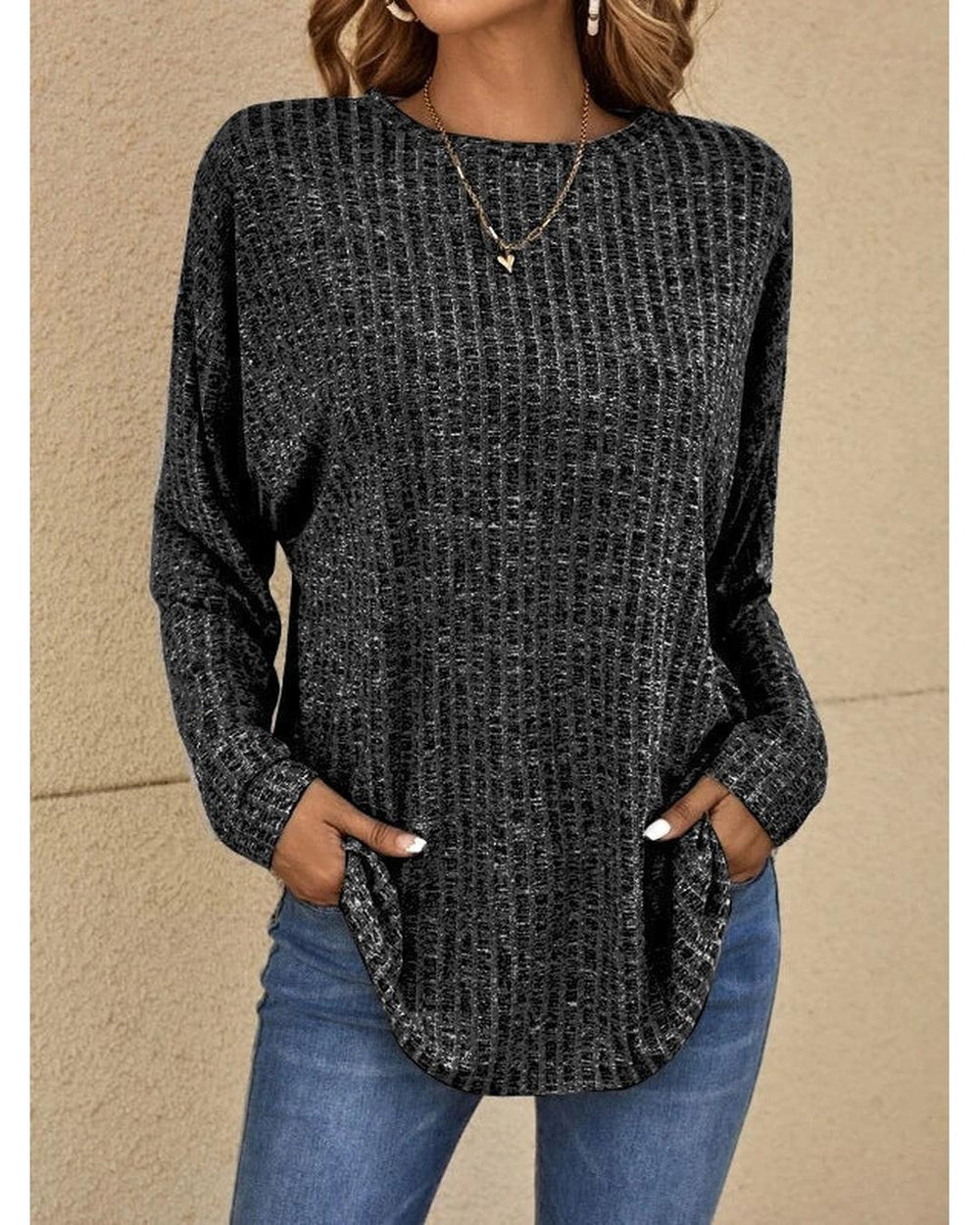 Irene - Classic Casual Long-Sleeve Jumper