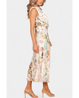 Lisa | Floral Halter Maxi Dress