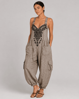 María Teresa | Embroidered Bohemian Jumpsuit