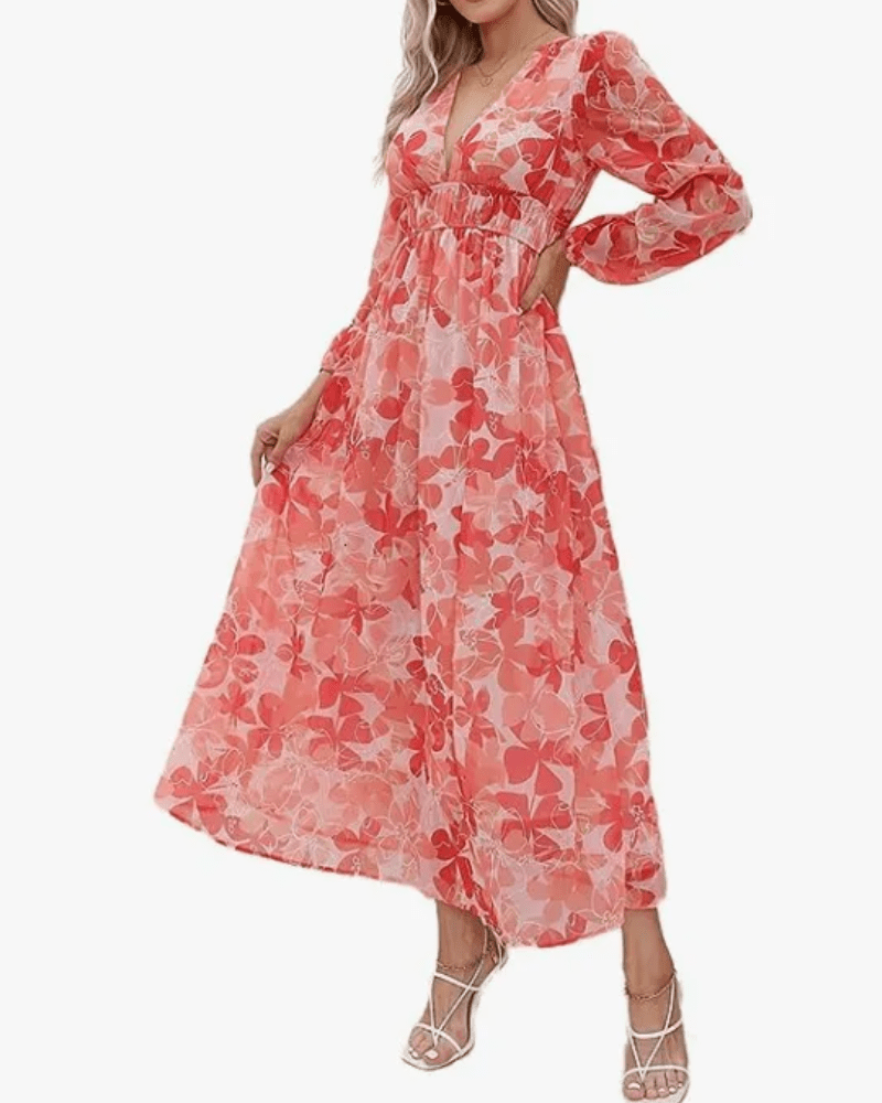 Elena | Feminine Floral Dress