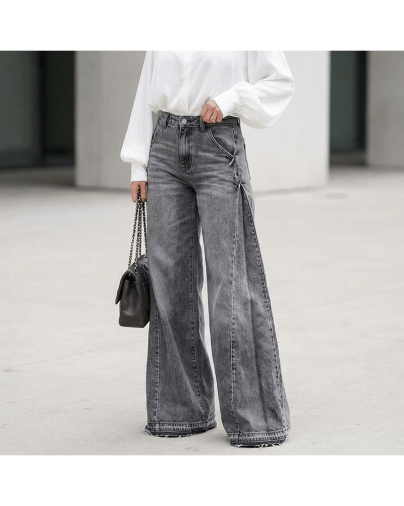 Sara | Oversized High-Waisted Wide-Leg Jeans