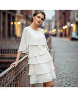 Brisa - Elegant Tiered Ruffle Dress