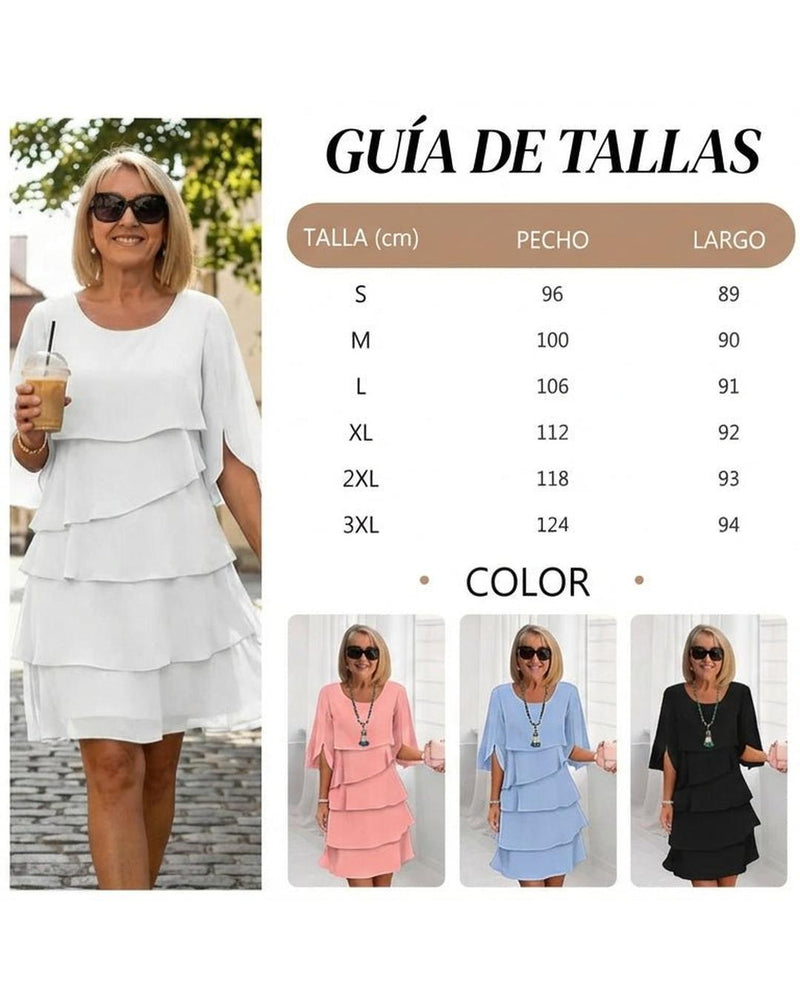 Brisa - Elegant Tiered Ruffle Dress