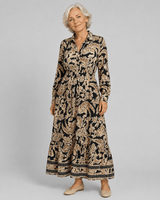 Abril | Vintage-Style Floral Shirt Dress