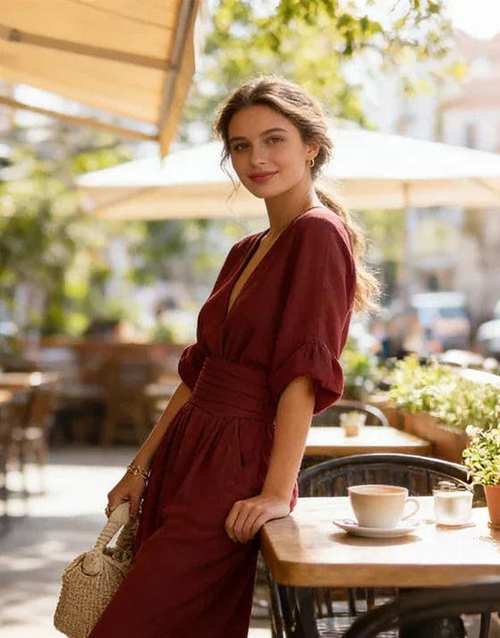 Élise – Una tuta fluida ed elegante